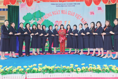 TRƯỜNG MẦM NON TRỰC CHÍNH TỔ CHỨC CHUỖI HOẠT ĐỘNG CHÀO MỪNG KỶ NIỆM 41 NĂM NGÀY HIẾN CHƯƠNG NHÀ GIÁO VIỆT NAM 20/11/1982 – 20/11/2023