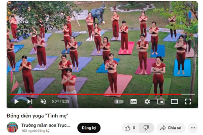 TRƯỜNG MẦM NON TRỰC CHÍNH TỔ CHỨC CÁC HOẠT ĐỘNG KỶ NIỆM 93 NĂM NGÀY PHỤ NỮ VIỆT NAM 20-10