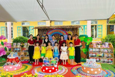 Trường Mầm non Trực Chính hưởng ứng ngày sách và văn hóa đọc Việt Nam